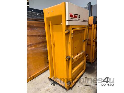 caption Bramidan 3X12 Vertical Baler | 10 Tonne Press Force | Cardboard & Plastic Baler
