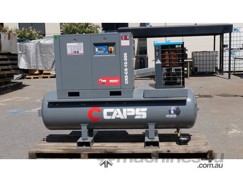 CAPS CR5-CS-10-500 23cfm 5.5kW 10Bar Rotary Screw Air Compressor 