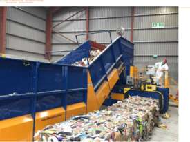 PAM TR 200XL Two Ram Horizontal Baler | Ideal for high volumes of hard-to-bale materials - picture1' - Click to enlarge