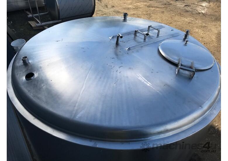 caption Stainless Steel Jacketed Tank 4,500ltr