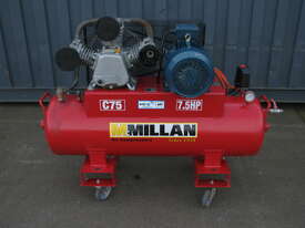 155L 5.5kw 7.5HP Air Compressor - Mcmillan C75 - picture0' - Click to enlarge