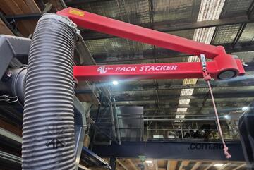 JIB CRANE +TUBE LIFTER. WALKIE Pack Stacker + 50kg VACUUM LIFTER. Hitachi Kone SWF Electric Hoists
