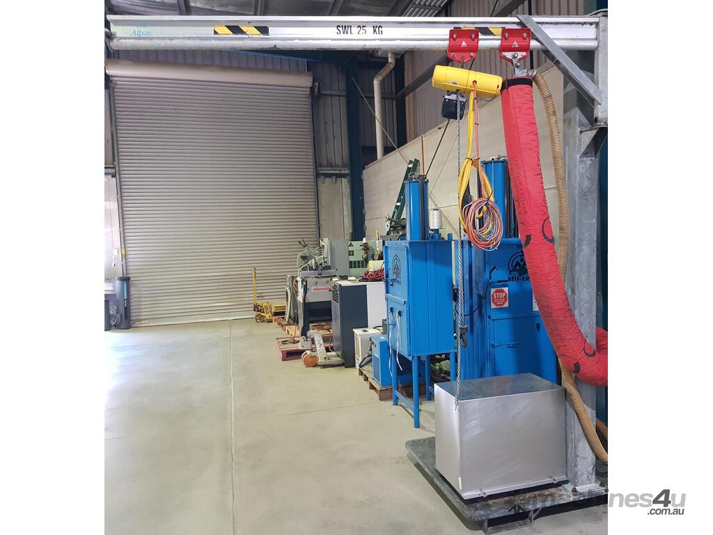 Used cmp VACULEX Tube Lifter BOMAC Jib Crane Hoist 1000kg Sheet Lifter