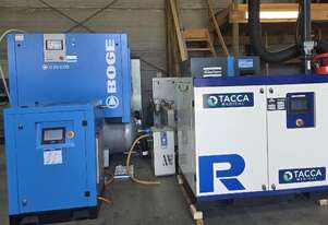 FOCUS 7.5kw VSpd. BOGE 3in1 Yr2022. PNEUTECH 22kw. ATLAS COPCO GA22VSD/ 55kw. MITSUI OilFree37kw