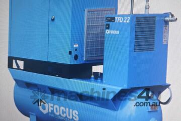 FOCUS FC150 11kw 3in1 2024. ATLAS GA22VSD/ 55kw. CECCATO 11kw. KAESER 9kw/ 22kw. MITSUI OilFree 37kw