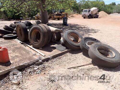 ASSORTMENT OF TRUCK & LV TYRES & RIMS