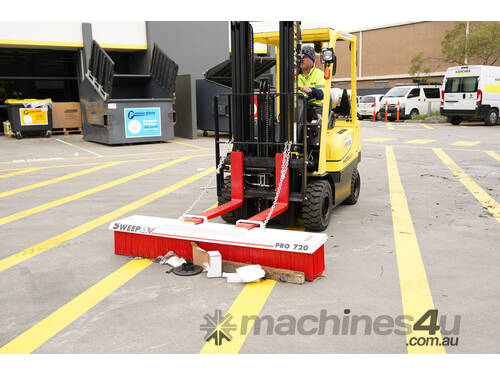 1,500mm Sweepex Forklift Mounted Brooms