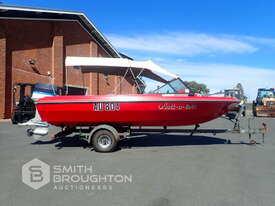 1988 CUSTOM BUILT SINGLE AXLE BOAT TRAILER - picture0' - Click to enlarge