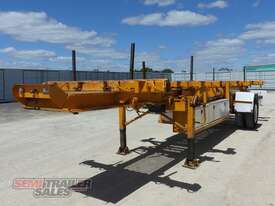 1989 Custom Single Axle Skel Pole Trailer - picture0' - Click to enlarge