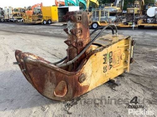 OSA FPV30 Boss Attachment Crown Pulveriser To Suit Excavator, (2800kg) Attachment Weight. Pin 90mm, 