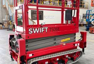 19ft Electric Scissor lift , tracks, outriggers, all terrain