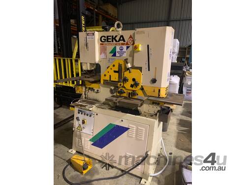 Geka Hydracrop 55/S – 55 Ton Punch and Shear Press!