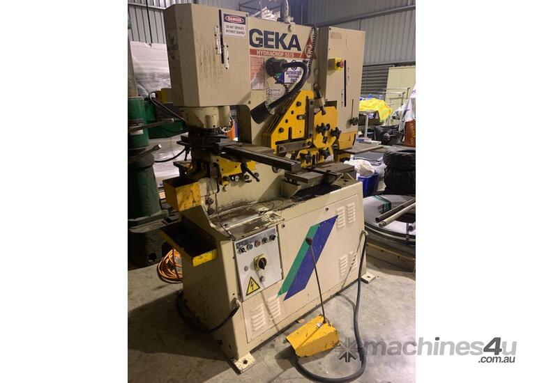 Geka Hydracrop 55/S – 55 Ton Punch and Shear Press!