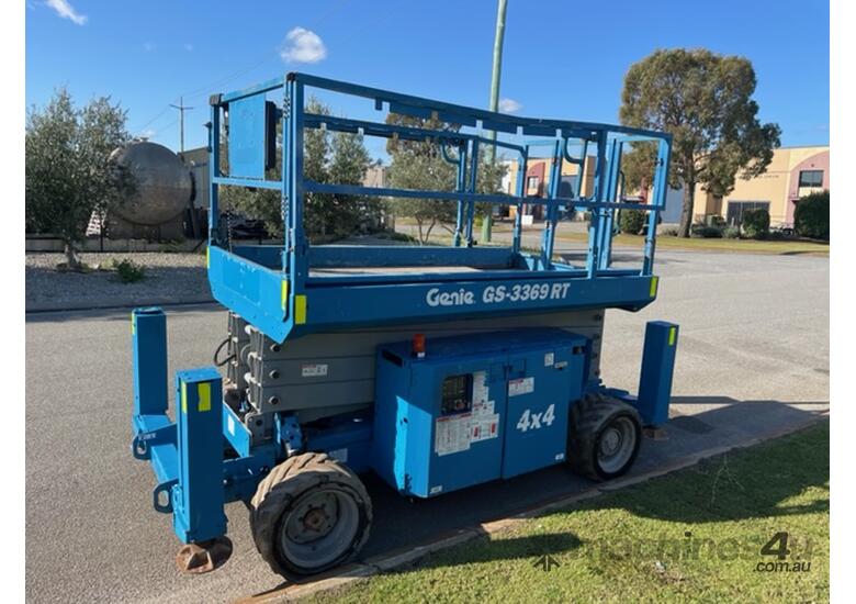 Used 2012 Genie Scissor Lift Genie GS3369 4x4 Diesel 2012 1807 hours ...