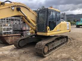 Komatsu 220 with genesis scrap metal shear - picture0' - Click to enlarge