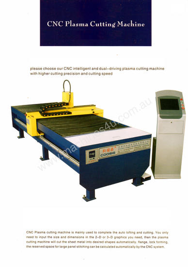 caption SHAW - CNC Plasma Cutter With Cam-Duct Program