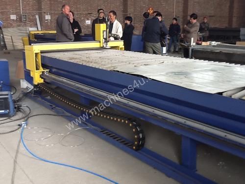 caption SHAW - CNC Plasma Cutter With Cam-Duct Program