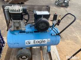 Eagle 2.5HP Portable Air Compressor Used & Untested,Serial No: 200 1 0 - picture0' - Click to enlarge