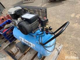 Eagle 2.5HP Portable Air Compressor Used & Untested,Serial No: 200 1 0 - picture1' - Click to enlarge