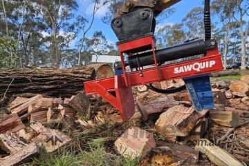 Sawquip SplitEx Excavator Log Splitter Attachment: 6T-8T Machines - Manufactured in Australia