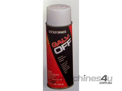 caption KLEEN -Lockformer Galv-Off Spray