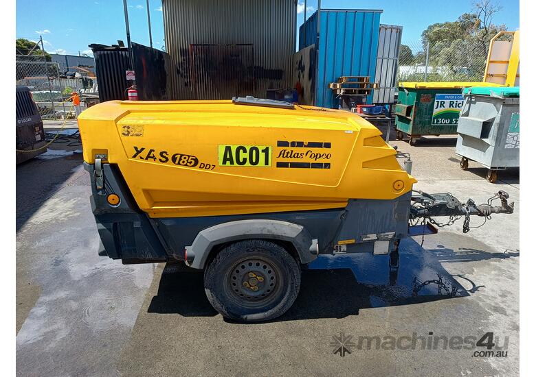 caption 185 CFM Atlas Copco Used Compressors