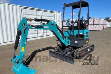 EXEQ 1.7T Mini Excavator with Multiple Attachments