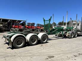 2003 Rods Tri-Axle Drop Deck Rigid Skel Logging A-Trailer - picture0' - Click to enlarge