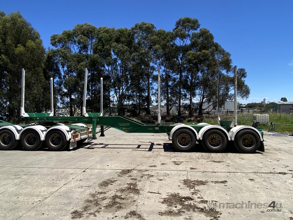 Buy Used 1998 McKee 1998 McKee TriAxle Drop Deck Rigid Skel Logging B