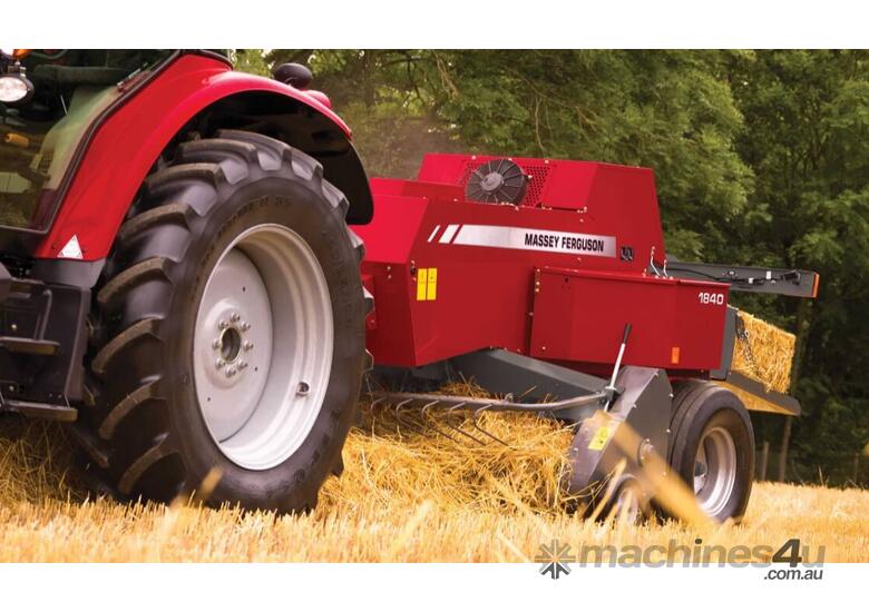 caption MF 1840 Centre-line small square baler