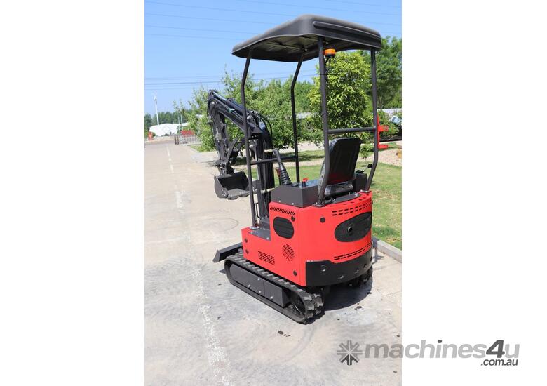 caption Mini Excavator 1.2T with 8 Attachments: Limited Time Offer!