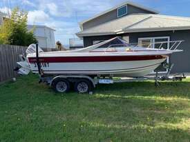 1997 Caribbean Fibreglass Boat & Trailer - picture1' - Click to enlarge