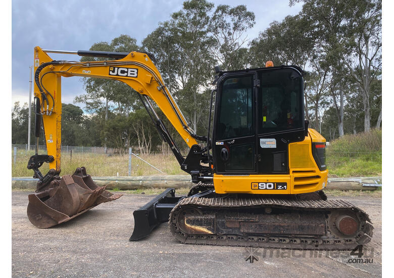 caption JCB 90Z-1 Tracked-Excav Excavator