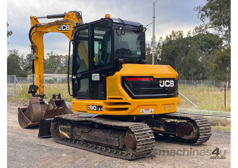 caption JCB 90Z-1 Tracked-Excav Excavator