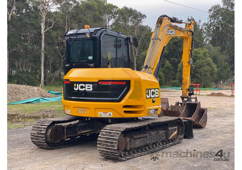 caption JCB 90Z-1 Tracked-Excav Excavator