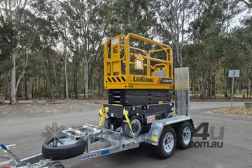   LIUGONG Scissor Lift and Galvanised Trailer Package