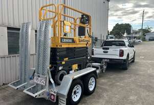 NEW LIUGONG Scissor Lift and Galvanised Trailer Package