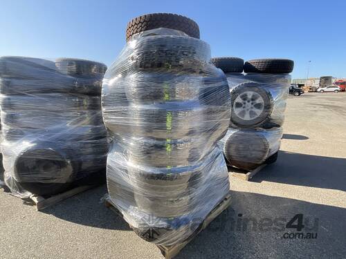 Pallet of Wheels and Tyres