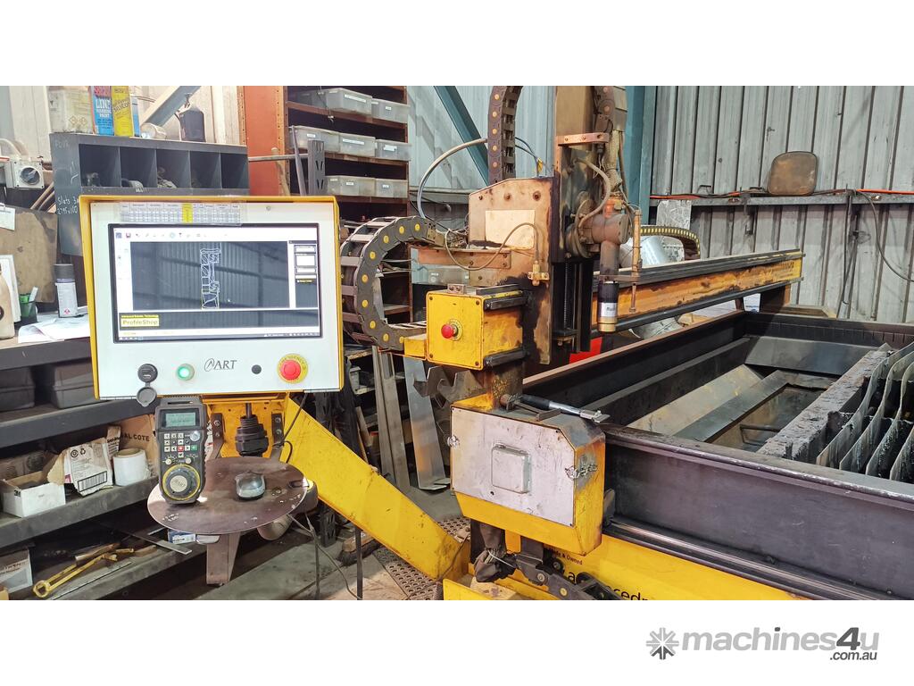 Used 2006 advanced robotic technology 10000HDP CNC Plasma Cutter in
