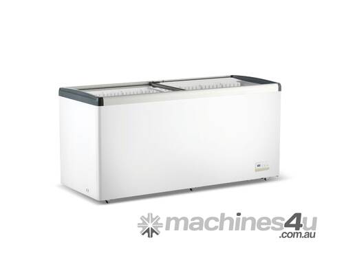 Thermaster 586L Chest Freezer with Flat Glass Sliding Lids - WD586G