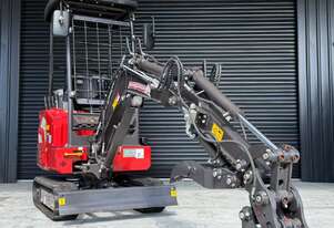 Rhinoceros 1.8T Mini Excavator, Kubota D902, Swing Boom, Hyd Quick Hitch, Instant Tax Write-Off