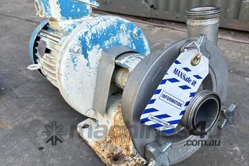 F STAMP Fristam FP3432F170 Stainless Centrifugal Pump 7.5kW 2 pole 50x65mm 2x2.5