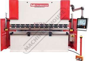 PB-135B Pressbrake with Touch Screen CNC Control - Ex Demo as NEW 135T x 3200mm - Includes Laser Saf