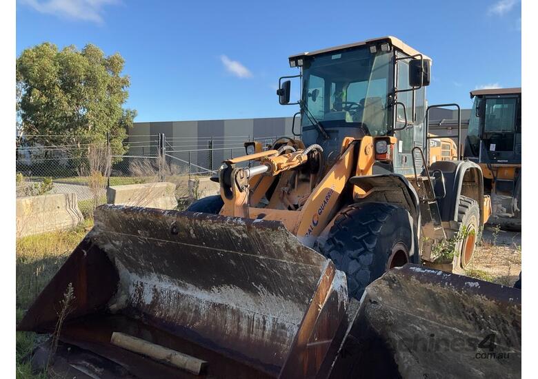 caption Hyundai HL 757-9 Articulated Wheel Loader