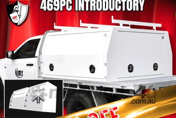 469Pc Introductory Powder Coated Aluminium Canopy Kit (1780X1780X860Mm) (White Knight)