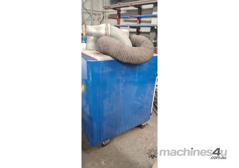 caption Welding Fume Extraction. Coral Jetclean DF2 2.2kw. 2 Fume Arms