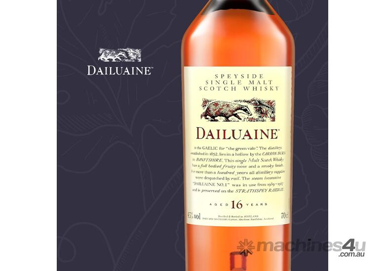 caption 1 x Bottle Dailuaine – Speyside Single Malt 16 Year Old Scotch Whisky 700 ml 43%