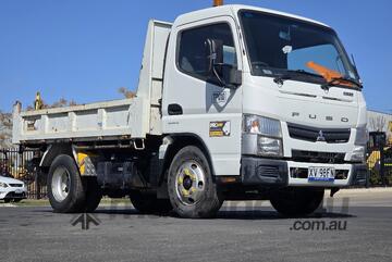 2019 FUSO CANTER 515 SWB TIPPER (TP010) WITH 6000KG GVM, AUTO, 35000 KLMS, CIVIL SPEC