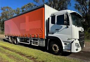 2019 UD Quon, approx. 200k kms, auto, 400hp, 14 pallet tautliner with tailgate lift 2019 UD Quon, approx. 200k kms, auto, 400hp, 14 pallet tautliner with tailgate lift