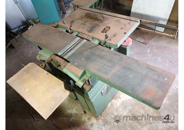 caption Table Saw and much much more! COMBINATION MACHINE Saw, Thicknesser, Spindle, Mortiser *URGENT SALE*